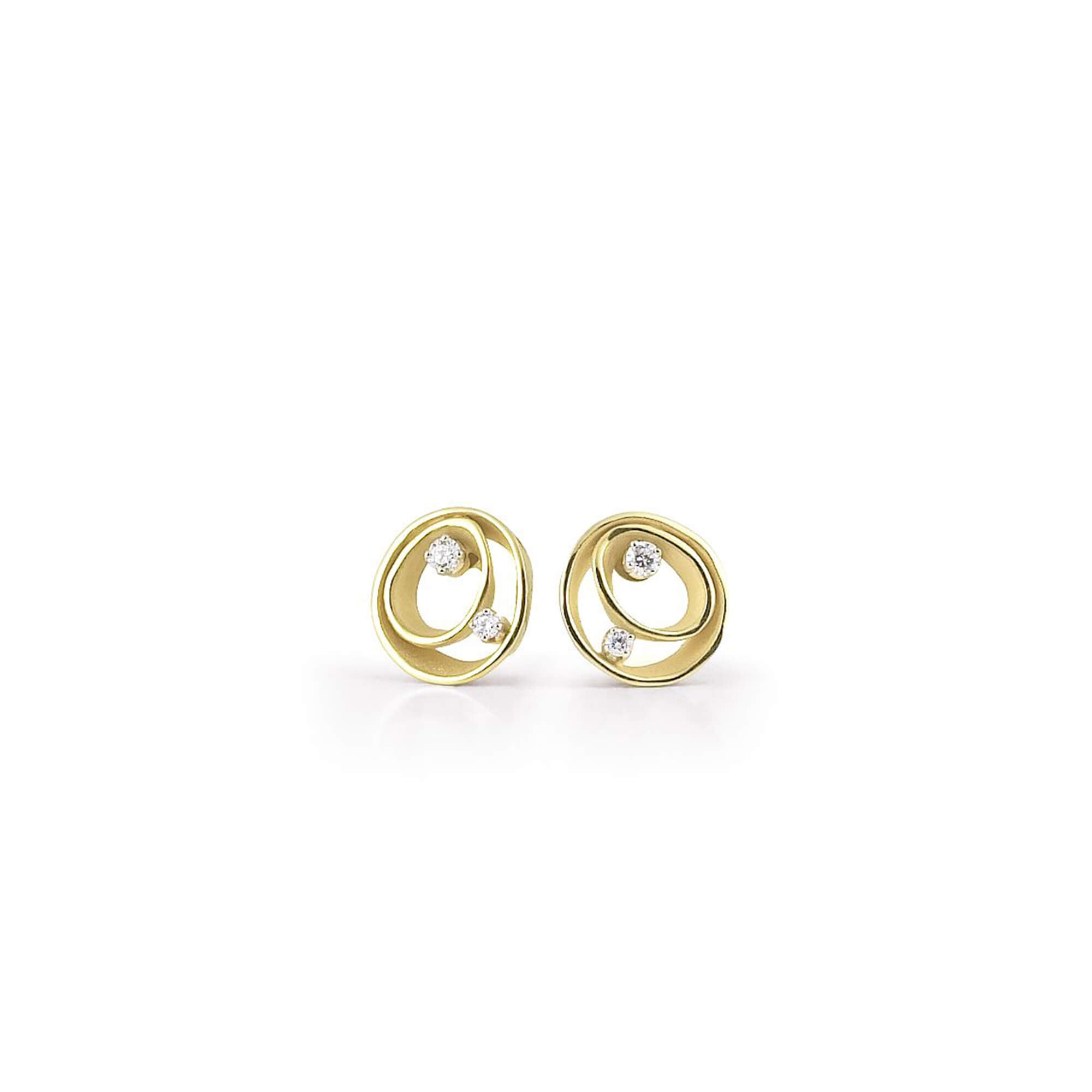 Annamaria Cammilli Stud Earrings Dune, Lemon Bamboo, GOR1932Y